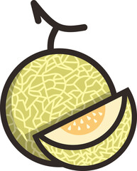 Cartoon Style Fruit Icons