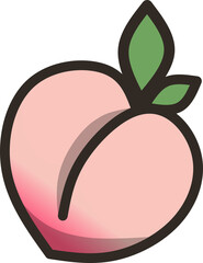 Cartoon Style Fruit Icons