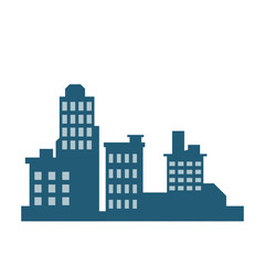 Naklejka premium City Skyline Illustration