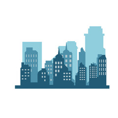 Fototapeta premium City Skyline Illustration