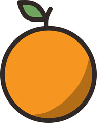 Cartoon Style Fruit Icons