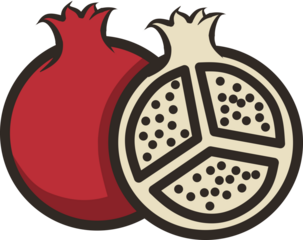 Cartoon Style Fruit Icons