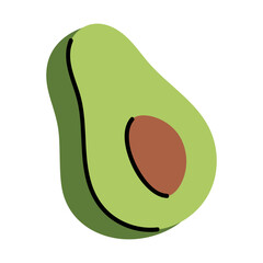 Avocado Illustration