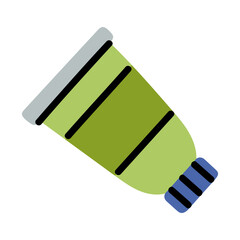 Green Paint Tube