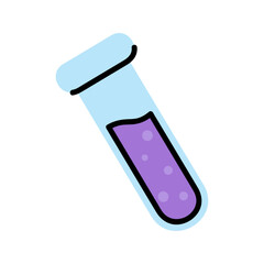 Purple Liquid Test Tube