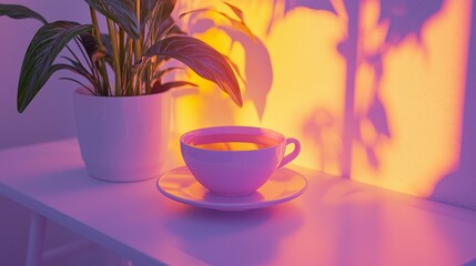 In the gentle embrace of a sun-kissed afternoon, childhood friends meet A quiet reunion unfolds over steaming cups, regrets whisper in the air Apologies, like fragrant tea leaves, unfurl, releasing