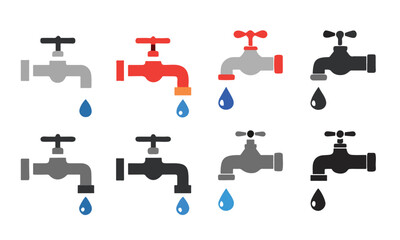 water tap vector