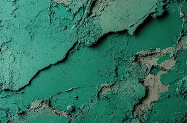 Textured Teal Wall Abstract Green Background Rough Surface Detail