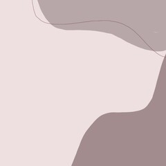 Trendy Boho Watercolor Background with Warm Colors