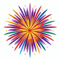 illuminated fireworks