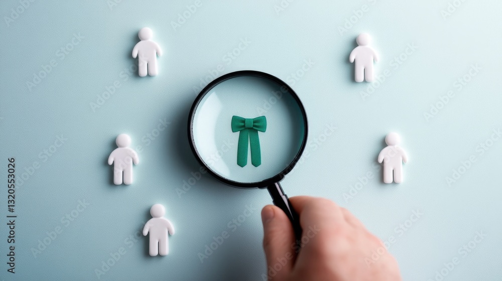 Poster analyzing leadership attributes office setting conceptual image professional environment close-up vi