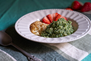 delicious spinach couscous