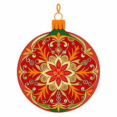 Fototapeta premium ornament with intricate glitter patterns