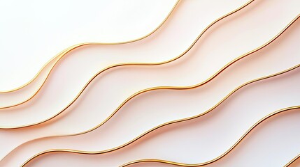 Abstract concept art background idea. Abstract golden wave pattern on a light background for modern designs.