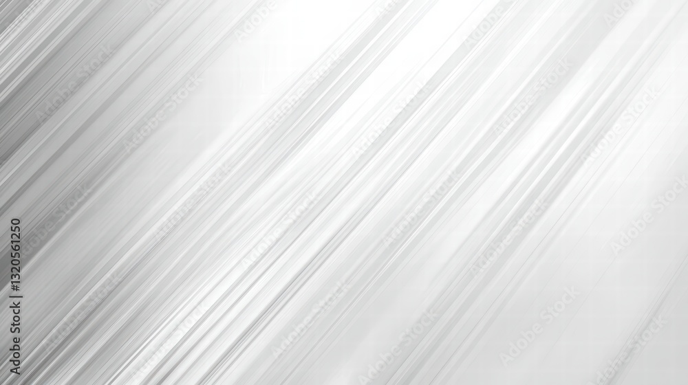 Poster abstract linear white background: dynamic diagonal lines gracefully traverse the image, resulting in