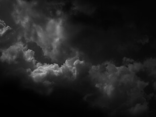 Cloud storm sky dark rain lightning thunder stoumy typhoon nature light scene rainy atmosphere...