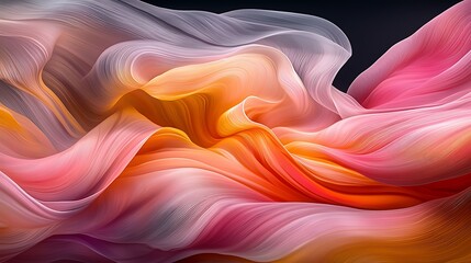 Flowing Abstract Fabric Texture Background