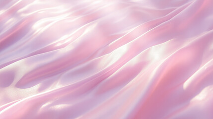 Obraz premium Pink silk fabric with soft light reflections, ideal for elegant backgrounds.