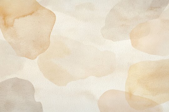 Soft Beige Watercolor Background in Neutral Tones ,Abstract beige watercolor painting with grunge brush in earth tone color, watercolor paper texture background,Scratched bright red paint