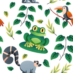 Jungle Seamless Pattern