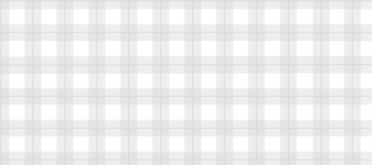 Grey and white plaid fabric texture background