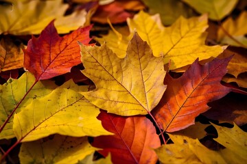 Fototapeta premium autumn leaves background