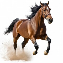Obraz premium Horse running transparent PNG