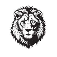 Weblion illustration design or vector 