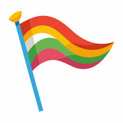colorful parade flag 