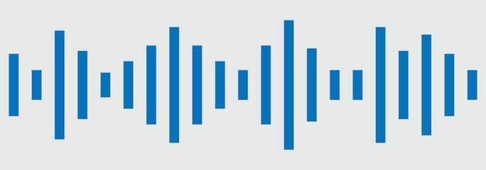 Sound wave icon. Podcast voice sound waves and music audio soundwave for message, vector templates. Audio signal lines. Music wave icon. Sonar or radar sound waves Radio waves. Waveform pattern. 