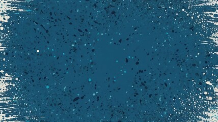 A grainy blue bold brush stroke with a spray texture, creating a rough and artistic abstract effect.