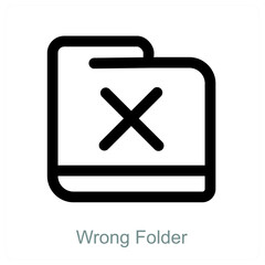 Obraz premium Wrong Folder