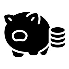 piggy bank Solid icon