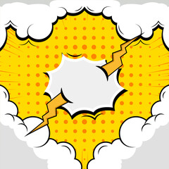 comic book explosion