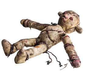 Disturbing Image of a Damaged Teddy Bear