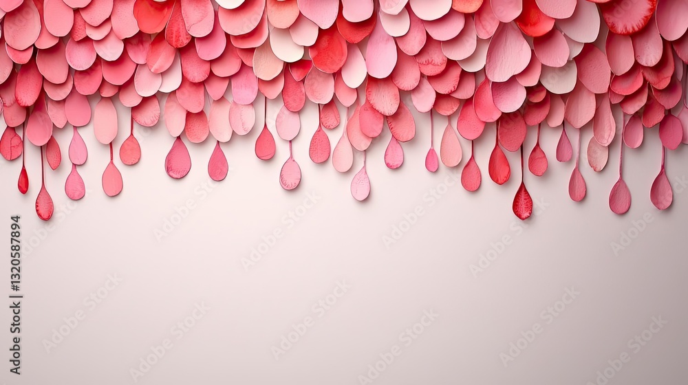Poster digital watercolor painting abstract background concept. colorful paper drops creating an abstract b