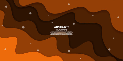 Abstract colorful orange wave pattern background. Modern concept background design. Vector Eps10