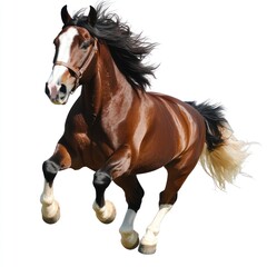 Naklejka premium Horse running transparent PNG