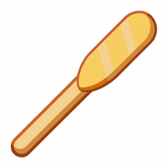 disposable tongue depressor made of smooth wood  