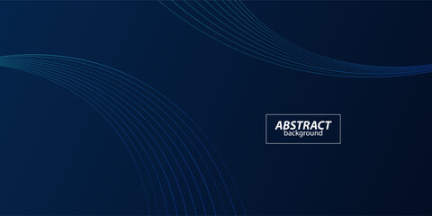 Dark blue abstract background with bright stripes decoration. Modern technology company concept background design. eps10