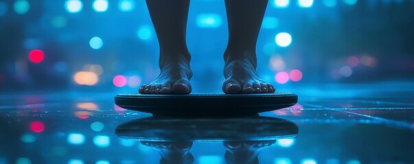 Standing on the scale becomes a daily ritual, a moment of truth in the weight loss journey Each number on the display whispers stories of effort and sacrifice, hope and despair The cold surface