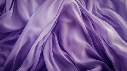 Obraz premium Close-up of soft lavender silk.