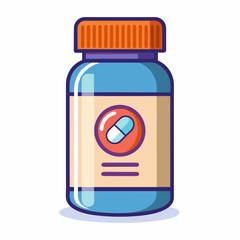 Fototapeta premium bottle of pills