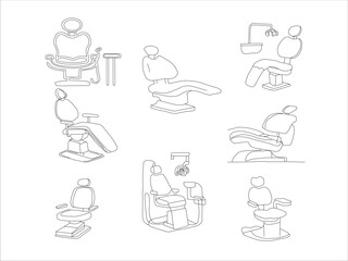 dentistry, teeth, clinic, dental, dentist, professional, chair, doctor, medicine, tool, doodle, health, office, icon, vector, hygiene, oral, treatment, illustration, design, equipment, medicals, hospi
