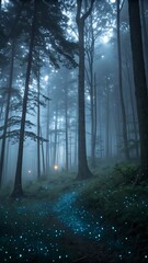 morning in the forest