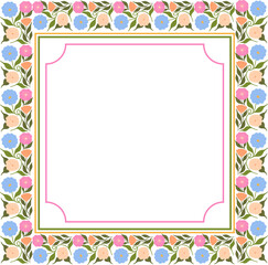 Traditional embroidery square frame