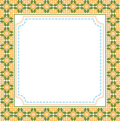 Traditional embroidery square frame