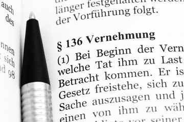 Vernehmung Strafprozessordnung