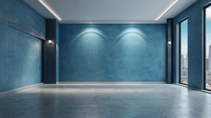 A sleek and clean minimalistic blue background, perfect for professional presentations, modern designs, and digital aesthetics.