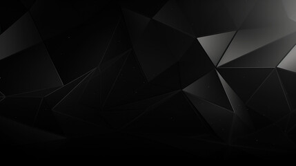 Obraz premium Abstract polygonal space low poly dark background with connecting dots and lines.